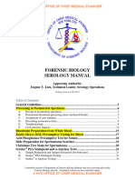 Serology Procedures Manual