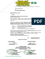 Surat Peminjaman Tenda Pleton BPBD