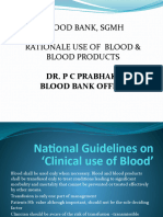 Rational Use of Safe Blood