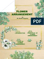 Flower Arrangement PPT by Monika Pedgaokar 261023