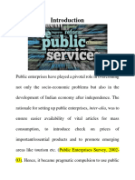 Topic Public Sector Enterprise Economics