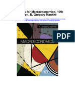 Test Bank For Macroeconomics 10th Edition N Gregory Mankiw