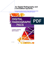 Test Bank For Digital Radiography and Pacs 3rd Edition Bycarter