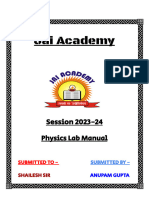 Physics Project Class 12th 'E' Anupam Gupta