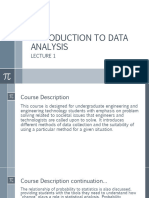 LEC1 Introduction To Data Analysis