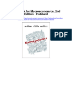 Test Bank For Macroeconomics 2nd Edition Hubbard