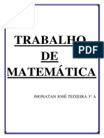 Trabalho de Matemática