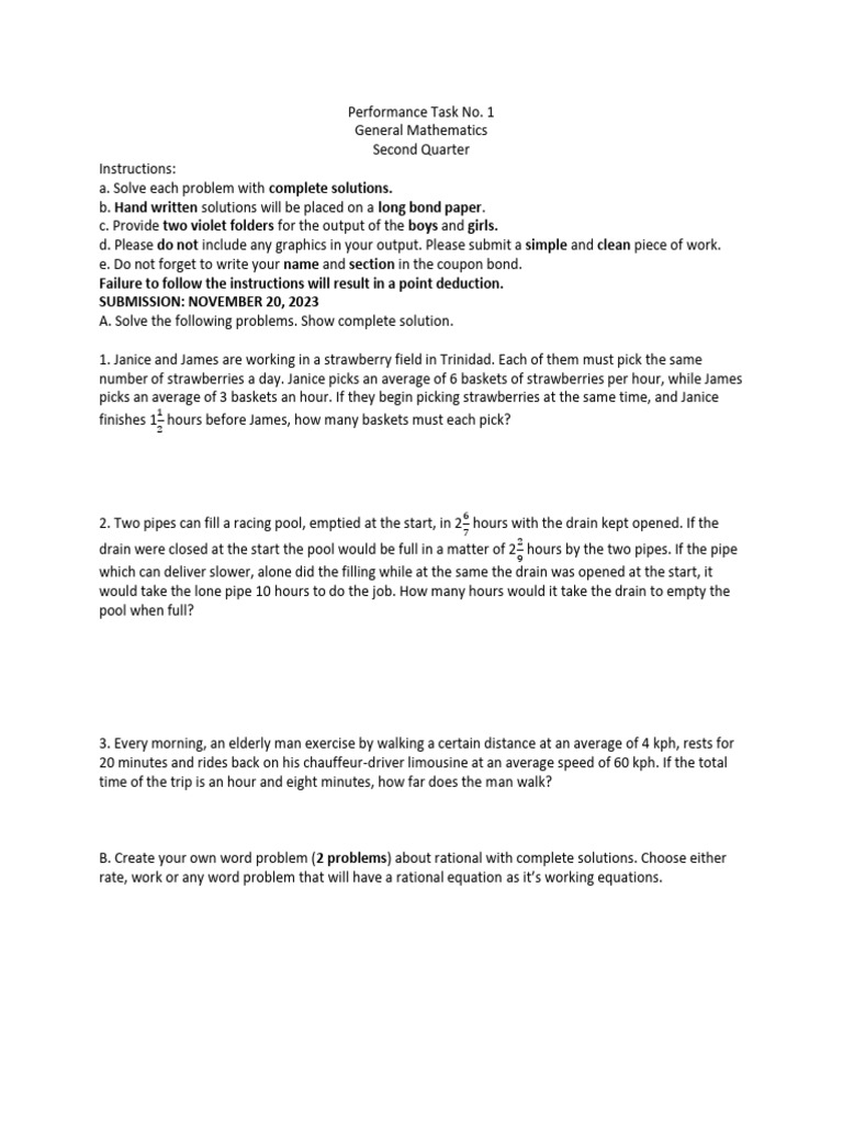Performance Task No 1 2nd Quarter 2023 2024 | PDF | Art | Science ...