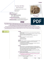 Fiche Technique de L'écorce de Bois de Panama - Quillaja Saponaria