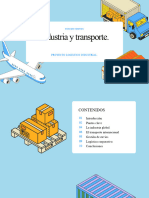 Presentación Transporte e Industria Ilustraciones Isométricas Azul - 20231009 - 085833 - 0000