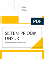 Sistem Priodik Unsur