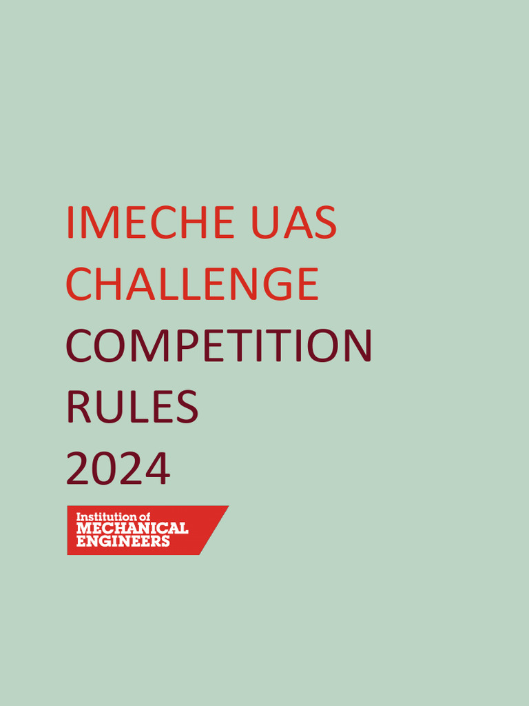 Uas Challenge 2024 Rules v1 0 PDF Unmanned Aerial Vehicle Insurance