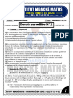 Devoir Surveillée N°1 - 1S2-1S1 - PC