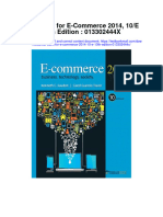 Test Bank For e Commerce 2014 10 e 10th Edition 013302444x