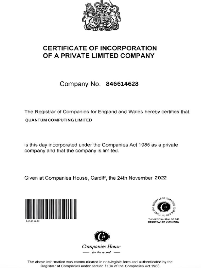 Cert of Incorporation PDF