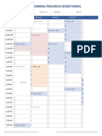 Weekly Content - Schedule - Live Planning Monitoring