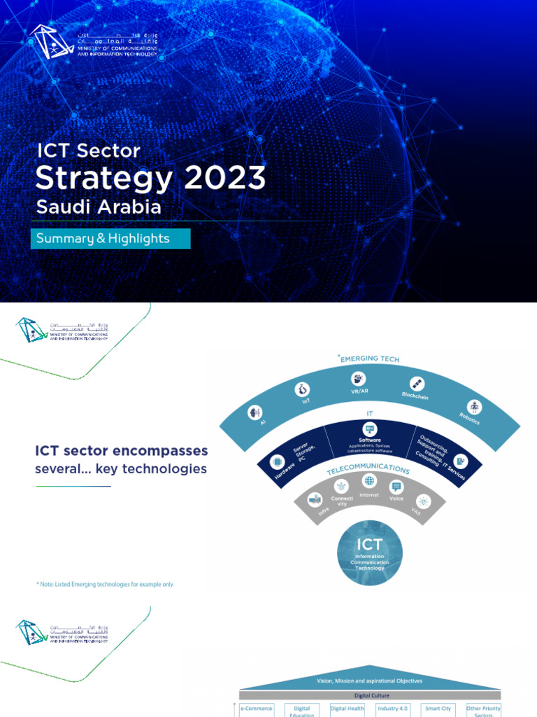 ICT Sector Strategy Summary 2023 | PDF | Business