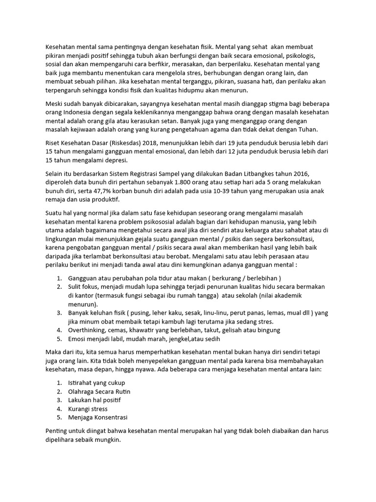 Mengapa Rehat Mental Sama Pentingnya Dengan Penjagaan Kulit?