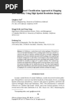 An object‐based classification approach in mapping tree mortality using high spatial resolution imagery.