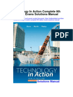 Technology in Action Complete 9th Edition Evans Solutions Manual