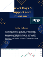 Market Days & Support and Resistance