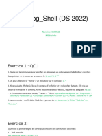 TD - Prog - Shell (DS 2022