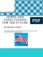 Hopes and Expectations For The Future - Ivonne Duran