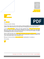 Sample Letter - Business Intro Prospect