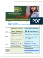 INSTRUCTIVO SEMIPRESENCIAL 24 Setiembre