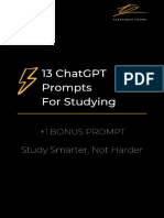 ChatGPT Prompts For Studying