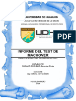 Beronica Cuellar Informe Del Test de Machover