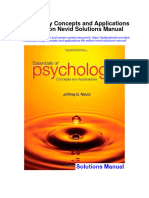 Psychology Concepts and Applications 4th Edition Nevid Solutions Manual