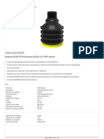 Ventosa BL50-3P Poliuretano 3070, 12 NPT Macho