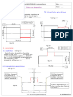 C-Tolérances de Position: 7.2 - Interprétation Géométrique 7.1 - Définition