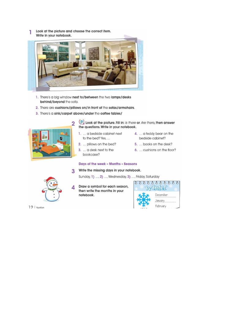 Furniture Exercises PDF