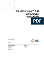 BD LSRFortessa X20 Cell Analyzer User Guide