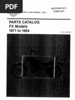 Harley-Davidson FX ⭐︎パーツカタログ ⭐︎1971-1984 1971-84 HD FX Parts Catalog 99455-83C (Ref) .PDF Version 1 | PDF