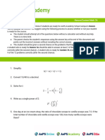 Placement Test For 7A