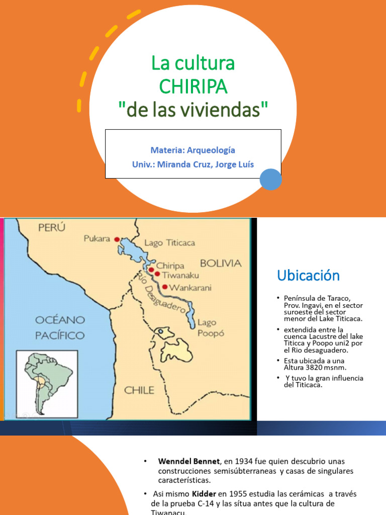 Cultura Chiripa COMPLETO PDF Era precolombina Arqueología