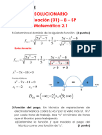 SOLUCIONARIO Prueba de Desarrollo B SP Mat 2.1 2023-20