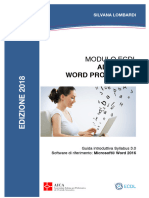 Guida ADV WordProcessing Office - 2016 Syllabus - 3.0