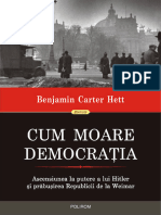 Benjamin Carter Hett Cum Moare Democratia