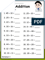 Grade 2 Addition Worksheet 2