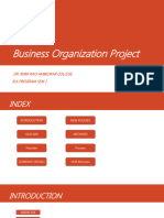 Business Organization Project