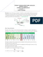 Study Material - Decimals (2023)