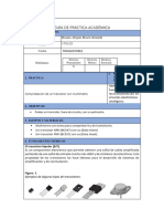 Guía de Práctica Resuelta Académica N3 Comprobacion de Transistores