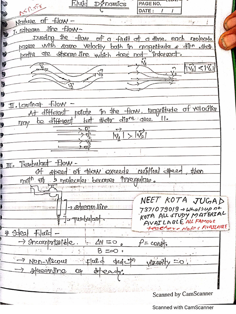 ASP Sir Fluid Dynamics | PDF