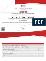Certificate PBK SPPUR