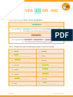 02 (SV) Adjectives With Ed and Ing