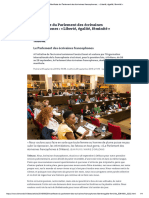 Manifeste Du Parlement Des Écrivaines Francophones Liberté, Égalité, Féminité